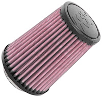 RU-5062XD Clamp-on Air Filter - Universal - 2.500 in. Flange ID, 6 in. H