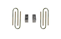 430030 3" Lowering Blocks W/ U-Bolts Fits 1982-2003 Chevy Blazer/S10, 1983-1991 GMC S15 Jimmy, 1991-2003 GMC Sonoma