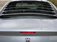 Rear Window Louver 2006-10 Charger 4-Door