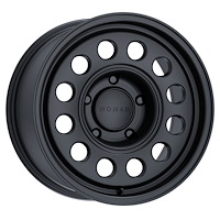 N501SB CONVOY Wheel, Size: 17" x 8.50", Bolt Pattern: 6 x 139.700 mm, Backspace: 4.75" [Finish: Satin Black]