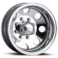 Ultra 002 Dually Wheel Size: 16" x 6" Bolt Pattern: 8 x 6.5" Back Space: -1.5"