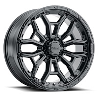 126-2188BK25 126 Warmonger 6 Wheel [Size: 20" x 10"] Gloss Black