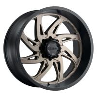 230-Series Villain Wheel, Size: 20x9", Bolt Pattern: 8x170 mm [Dark Satin Bronze w/Satin Black Lip]