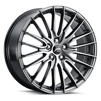 465-8844G+40 465-Series Reprisal Wheel [Size: 18"x8"] Bright Graphite Silver Finish