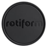 Rotiform R112 Center Cap [Matte Black]