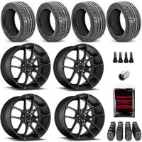 Niche M130 Targa Wheel and Tire Kit 2010-15 Camaro w/o TPMS Includes: