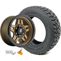 Jeep JK Fuel Off-Road D583 Wheel and Tire Kit 2007-15 Jeep Wrangler JK Includes: