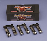 27296LO180 Red Zone Maximum Endurance Roller Lifters for Big Block Chevy [8-Centerline/4-.180 in. Left/4-.180 Right Offset]