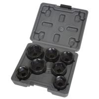 Low Profile 7 Piece Filter Socket Set