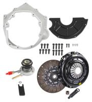 LK4100K1 Cast-Aluminum Bellhousing Kit for Chevy Small Block, Big Block Engines to Tremec GM T-56 and Magnum w/Clutch Kit & TOB