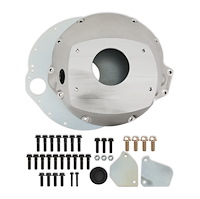 Cast-Aluminum Bellhousing Kit for Mopar Gen lll Hemi with GM-Pattern TKX and TKO Transmissions