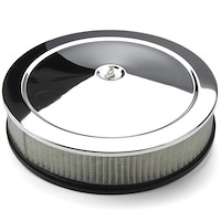 Round 14 in. Air Cleaner Kit for GM LS Engine with 4150 Carb Intake Manifold