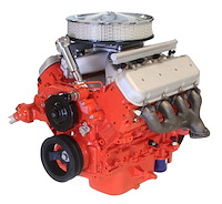 GMLS9023 4150 14 in. Chrome Round Air Cleaner Crate Engine Package [495 HP]