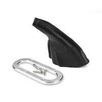 70-BHBF Floor Mount Emergency Hand Brake Boot and Ring Set Billet Aluminum Ring