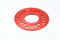 80-21392 Wheel Bolt Circle Template, 5 Lug SAE, 4.5/4.75/5/5.5 in., Red