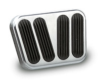 BAG-6102 Billet Aluminum Brake/Clutch Pedal Pad 1967-69 Camaro (Manual Transmission)