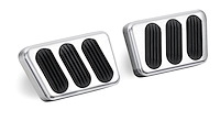 BAG-6121 Billet Aluminum Throttle Pedal Pads 1964-70 Mustang
