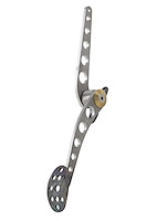 BAG-6154 Lakester Steel Throttle Pedal Assembly Raw Finish