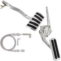 BAG-6165K Billet Aluminum Throttle & Brake Pedal Kit
