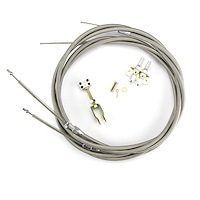 EC-80FHTTB Floor Mount Emergency Brake Cable Kit T-Bird 1987-88 & SSBC Standard Caliper