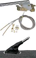 EHB-7000K1 Floor Mount Hand Operated Emergency Brake Kit 10" Hand Lever