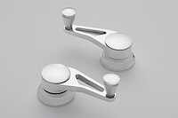 IDH-2021 Polished Billet Aluminum Vent Window Crank GM & Ford 1949-Up