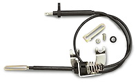 KD-2350U Kickdown Bracket And Cable Kit, Incl. Adjustable Black Detent/Stainless Steel Mounting Brackets/Extender