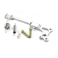 TCB-40DQ Billet Aluminum Edelbrock Carb Bracket & Springs Single 4 Barrel Carburetors