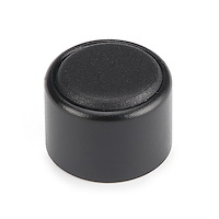 XBAG-013RM Dimmer Switch Cover, 0.875 in. Black, Billet Aluminum