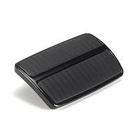 XBAG-014RM Brake Pedal Pad, Black, Auto Brake Pedal, Billet Aluminum, w/Power Brake Pedal