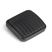 XBAG-018RM Emergency Brake Pedal Pad, Black, E-Brake Pedal, Billet Aluminum