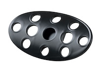 XBAG-6153 Lakester Steel Automatic Brake Pedal Pad Midnight Series, Black Finish
