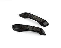 XGSE-2151 Interior Door Pull, Goolsby Edition, Edge Insert, Standard Size, Billet Aluminum, Pair, Black Finish