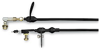 XKD-2518HT Chrysler TF-518 Stainless Steel Kickdown Cable Kit Midnight Series, Black Finish