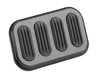 XSG-6008 Steel Brake Pedal Pad Standard Series Pad Size