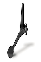 XSPO-6070 Steel Spoon Gas Pedal Assembly Black Anodized