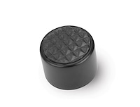 XSPO-6072 Round Steel Dimmer Cover, Rubber Insert