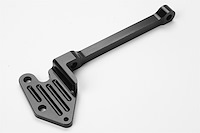 BRACKET THROTTLE KICKDOWN BARRY GRANT SIX SHOOTER BLACK FINISH BILLET ALUMINUM