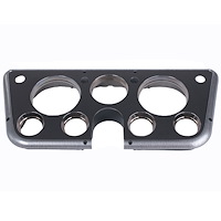 6772-B Gauge Bezel, Brushed w/Gray Overlay