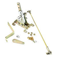 GS4L60ET Gated Automatic Shifter, For GM 4L60E, w/2 Bolt Spud No Lever Or Knob, Incl. Brackets/Neutral Saftey Switch/ Hardware