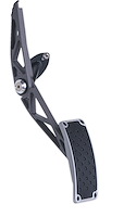 MCP-P2 Accelerator Pedal Assembly, Billet Aluminum, Universal Firewall Mount, Gray Finish