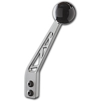 SH-202-8 Shifter Lever, Manual, 8 in., Hurst, Tremec, TKO-500, TKO-600, T-56, w/2 Bolt Flange, Gray Powder