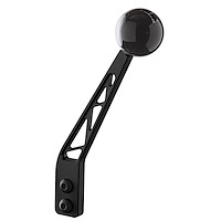 SH-205-8 Shifter Lever, Manual, 8 in., Hurst, Tremec, TKO-500, TKO-600, T-56, Black Anodized, Truss Shifter