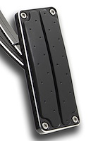 TA-206-DBW Accelerator Pedal Pad, Accelerator, Drive By Wire, Pedal Pad w/Rubber Inserts, Black