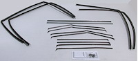 Window Felt Kit Fits 1955-1957 Chevy Belair/Deluxe 4-Door Sedan