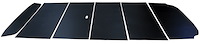 1961-68 TRAVELALL BLACK HEADLINER 6 PCS
