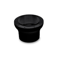 B-10700 Steering Wheel Hub Adapter, Fits w/59-73 Volkswagen, 9-Bolt, Black Billet Aluminum
