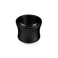 B-16448 Steering Wheel Hub Adapter, Fits w/95-00 GM Air Bag, 9-Bolt, Long Black Billet Aluminum