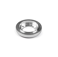 B-20001 Steering Wheel Hub Adapter, 6 to 9-Bolt, Polished Billet Aluminum