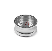 B-25801 Steering Wheel Hub Adapter, Fits w/85-89 Nissan/Trucks, 9-Bolt, Polished Billet Aluminum